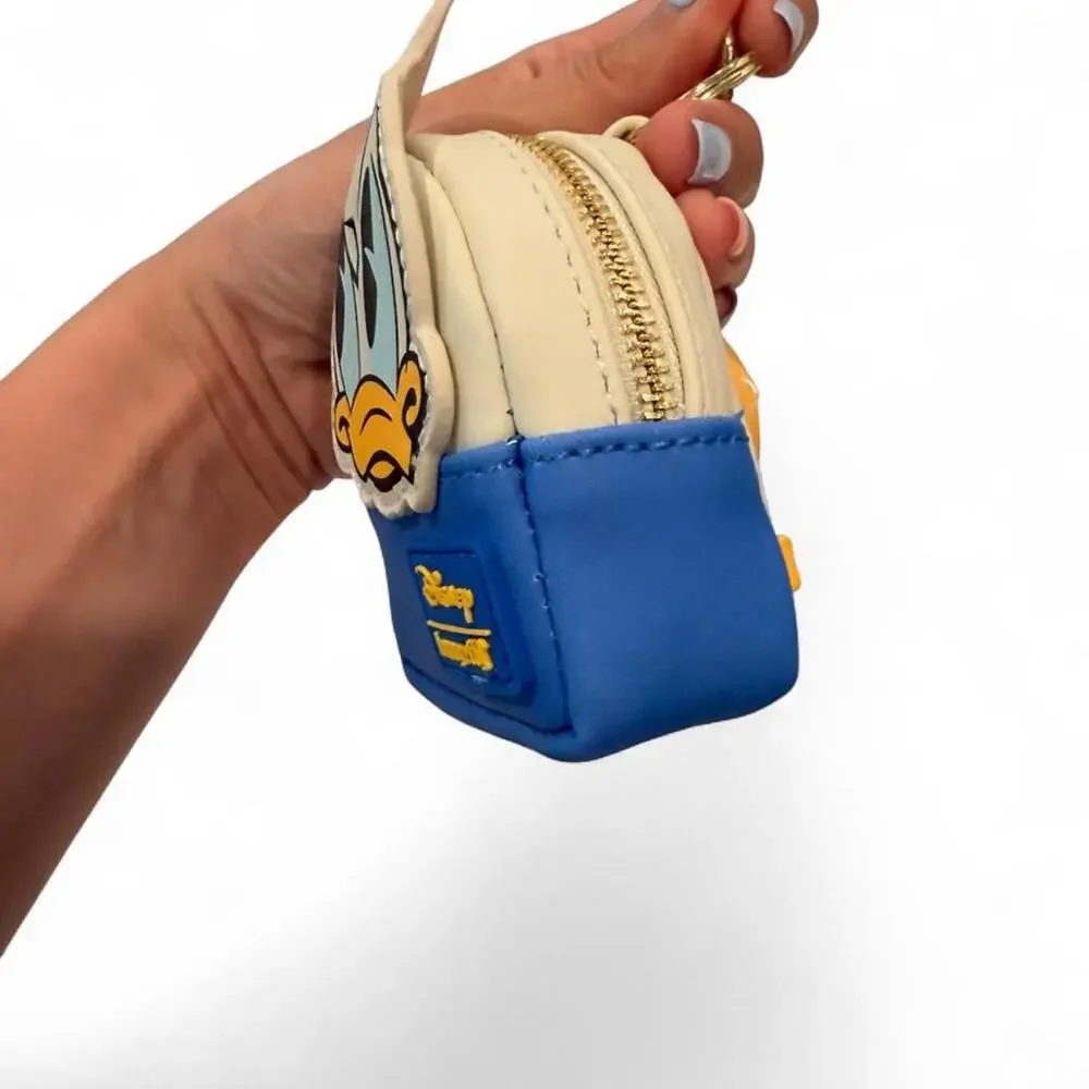 Disney Loungefly Donald Duck Mini Backpack Coin Purse Keychain Micro Bag Charm